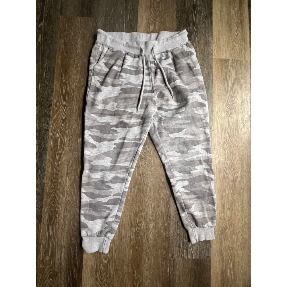 Reflex Joggers‎ Womens XL Gray Camo Good Fleece Lined Sweatpants Drawstring